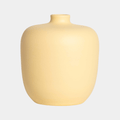 minimalistická světle žlutá váza Blanc 05