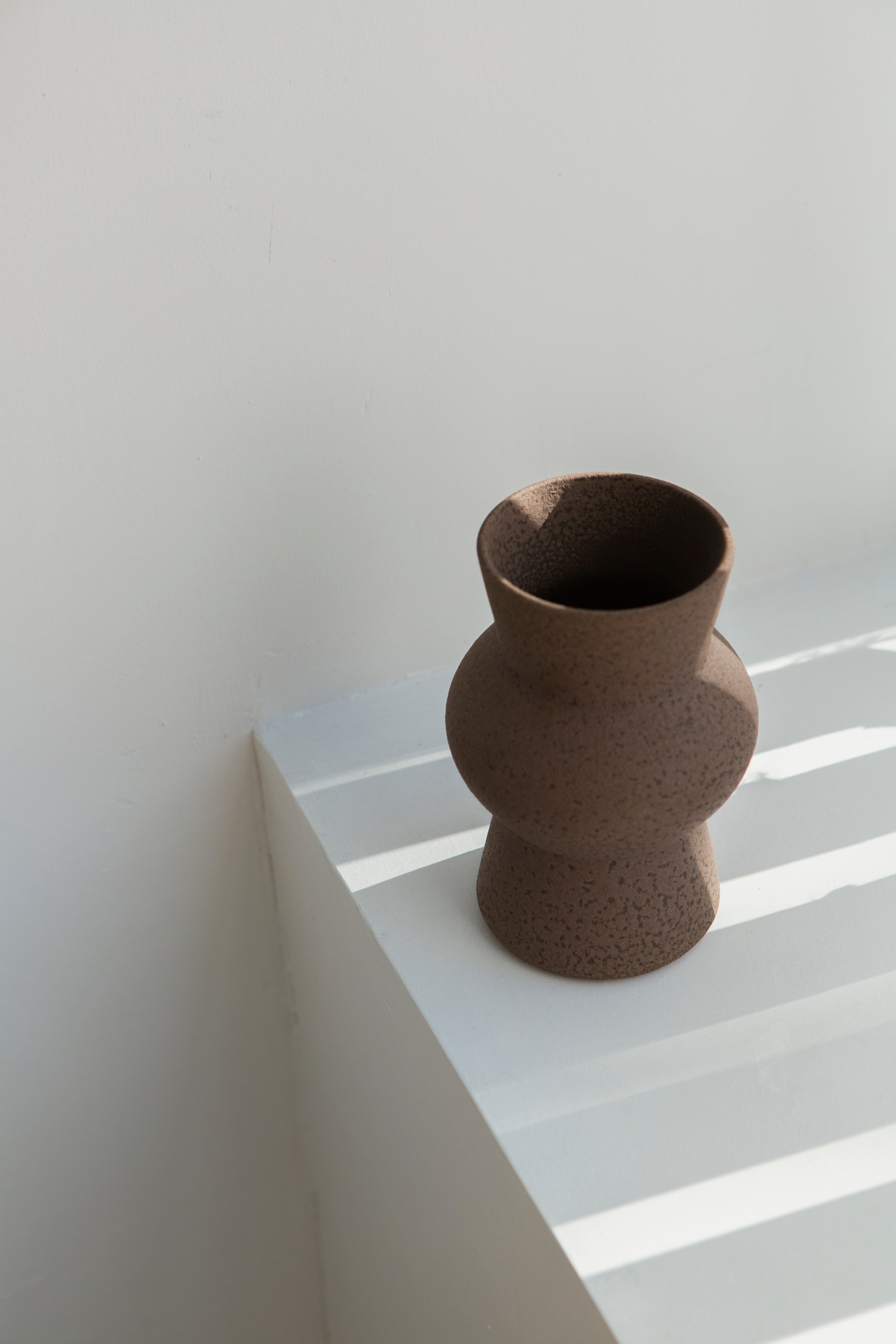 Melas Glazed | Vulkanicky Texturovaná Váza
