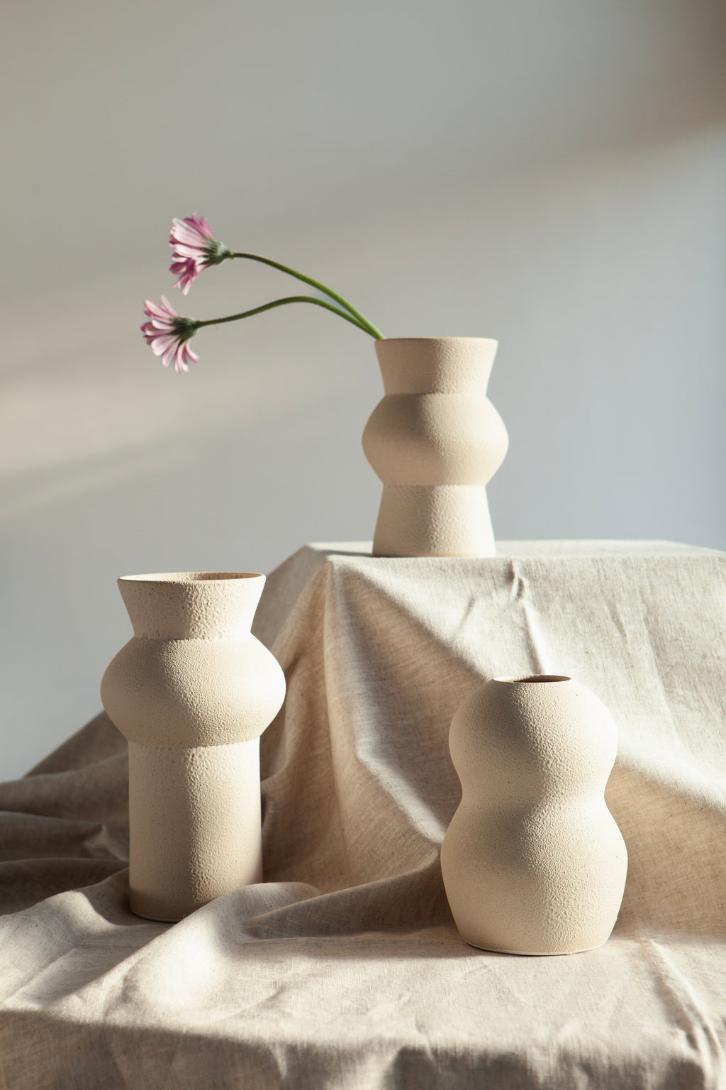 Melas Glazed | Vulkanicky Texturovaná Váza